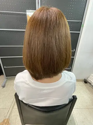 ミディアム カラー 🌈透明感カラー 韓国 ミライ🇰🇷のヘアスタイル