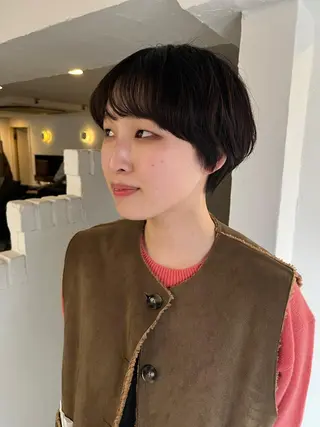 ショート カラー ヘアアレンジ SALOWIN恵比寿所属・ヘッドスパで脳を 整える✨chacoのヘアスタイル