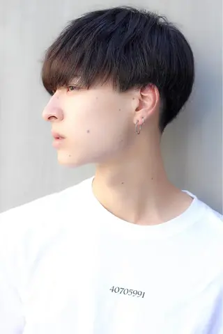 ショート カラー メンズ 透明感×韓流ハイ トーン🫧RYUTAのヘアスタイル