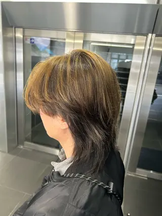 ミディアム 福田 康貴のヘアスタイル