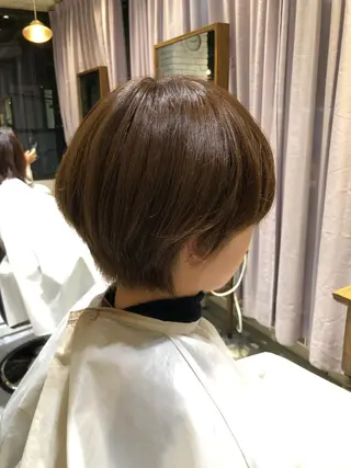 ショート カラー ヘアアレンジ 柳井 準平のヘアスタイル