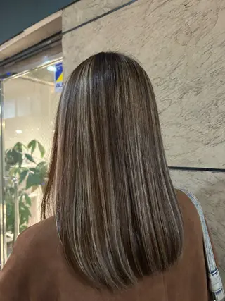 セミロング ❄️艶カラー/レイヤ ー/ボブ/mao❄️のヘアスタイル