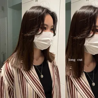 ミディアム カラー ヘアアレンジ stylist ◎RUKI.のヘアスタイル