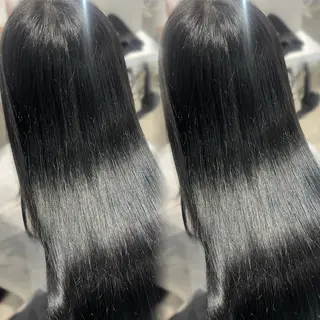 ロング カラー メンズセンターパート 🇰🇷wakanaのヘアスタイル