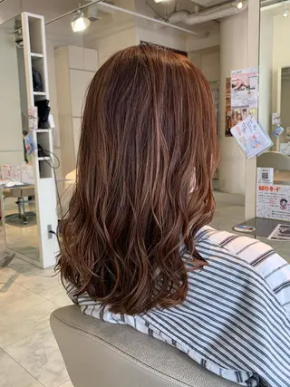 セミロング 本田 卓也のヘアスタイル