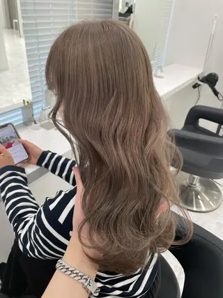 ロング カラー ヘアアレンジ 髪質改善/ハイトーン /新宿/Takutoのヘアスタイル