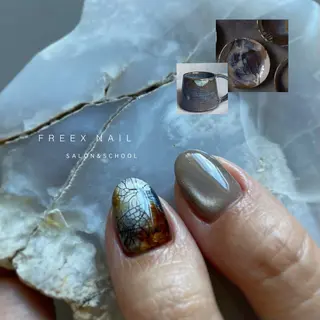 ネイル Freex nail所属・freex nail /ニュアンス/個性派のネイルデザイン