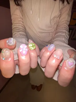 ネイル NICO nail　三軒茶屋店　ネイル＆アイラッシュ所属・oichan 𖦹°‧のネイルデザイン