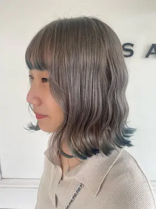 ショート カラー SARA古賀店 かすみ🐬🩵のヘアスタイル