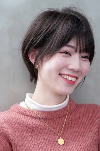 ショート カラー 深夜まで営業中‼️ レム髪質改善のヘアスタイル