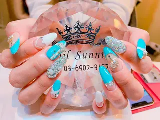 ネイル 長さだし専門店 M2　rikaのネイルデザイン