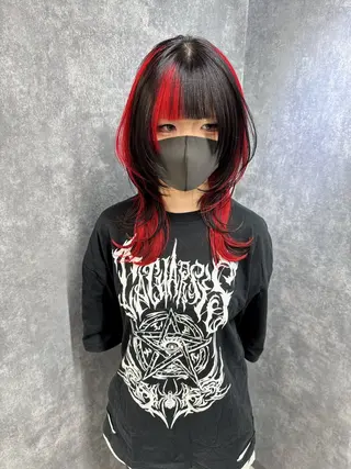 セミロング ♡ハッシュカット/ レイヤー/yucoのヘアスタイル