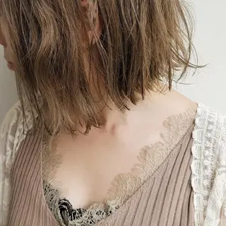 ミディアム カラー パーマ iplus✴ まつげ、眉毛、耳つぼのマツエク・マツパデザイン