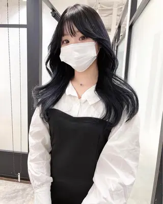 ロング 韓国レイヤーカット 髪質改善▫️水野有真のヘアスタイル