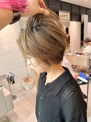 ショート カラー 銀座/髪質改善/韓国 カラー🍓原田侑依のヘアスタイル