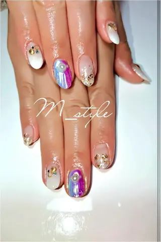 ネイル 下妻市ﾈｲﾙｻﾛﾝ M_styleのネイルデザイン