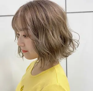 ミディアム カラー 🧡色落ちまで2度綺 麗なカラー🧡ヨシキのヘアスタイル
