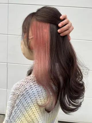 ロング カラー 髪質改善/縮毛矯正 レイヤー/松川匠のヘアスタイル