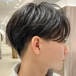 メンズ メンズカット/ センターパートkiiのヘアスタイル