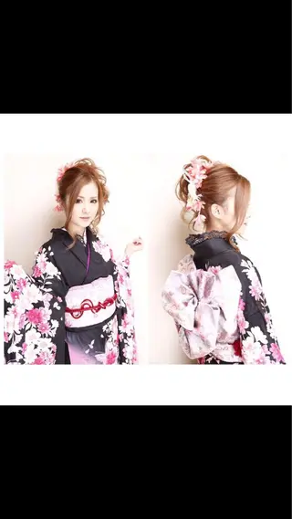 ヘアアレンジ ヘアセット&メイクマカロン中洲店所属・ヘアセット CAnameのヘアスタイル