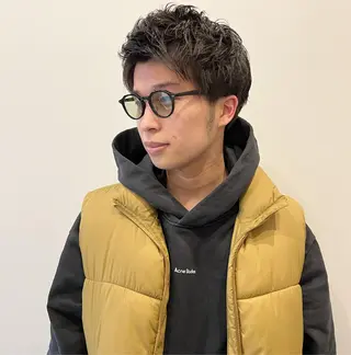 ショート メンズ 大阪メンズパーマ /スパイキー/らいのヘアスタイル