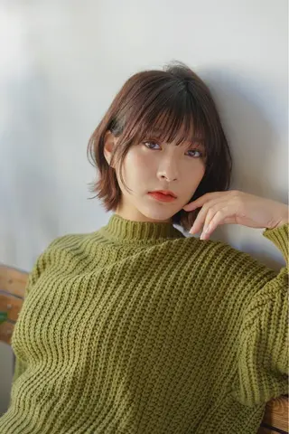 ショート 骨格/顔タイプ/ パーソナルカラー菅原のヘアスタイル