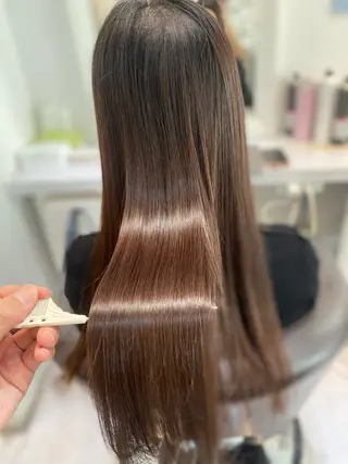 ロング PAPICO所属・tatsuya 縮毛矯正/髪質改善のヘアスタイル