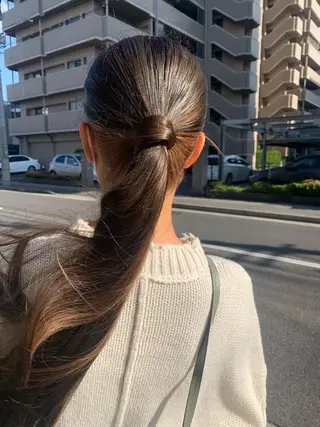 カラー HARE 川崎晴佳のヘアスタイル