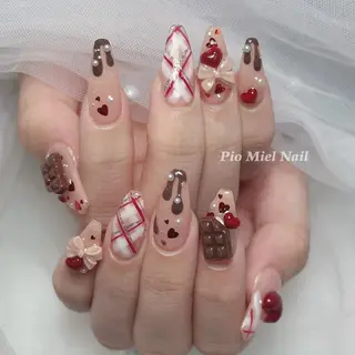 ネイル HANA 長さだしのネイルデザイン