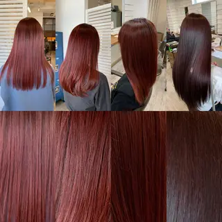 ロング カラー 渡邉 真夕のヘアスタイル