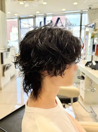 パーマ メンズ 【𝐀𝐬𝐡-池袋 】ひな 🎀💭のヘアスタイル