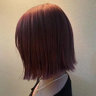 ミディアム ボブ/透明感カラー 🧸YUI❤️のヘアスタイル