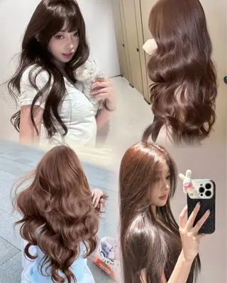 ロング カラー 艶カラー♡クール トレンドヘア♡アユミのヘアスタイル