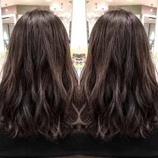 セミロング box mico. mutsumiのヘアスタイル