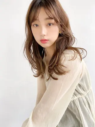 ロング カラー パーマ 🥣 hashi 🛋️のヘアスタイル