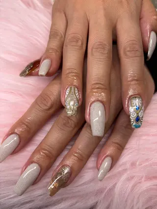 ネイル rukianail 新里のネイルデザイン