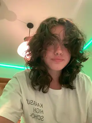 ミディアム パーマ 吉田一輝 外国人パーマのヘアスタイル