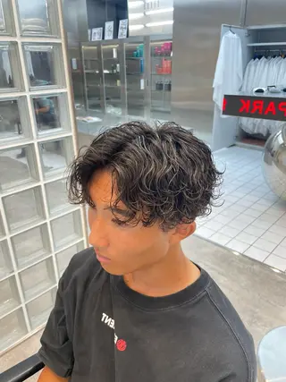 ショート パーマ メンズ メンズ特化型美容師 sakuraのヘアスタイル