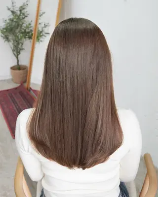 カラー 🪞透けヘア髪質改善 艶ベージュ/nagiのヘアスタイル