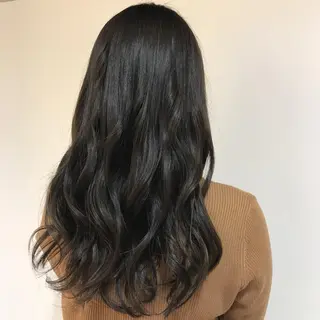 ロング カラー 長井 麻帆のヘアスタイル