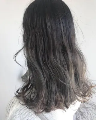 ロング カラー 大嶋 宏隆のヘアスタイル