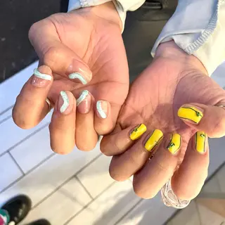 ネイル 新井 ひなののネイルデザイン