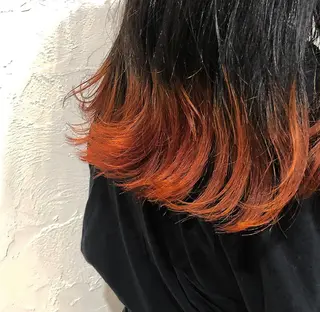 セミロング カラー 圧倒的透明感カラー nana🦕のヘアスタイル