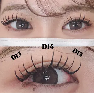 マツエク・マツパ MignonS こはるのヘアスタイル