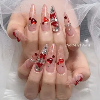 ネイル HANA 長さだしのネイルデザイン