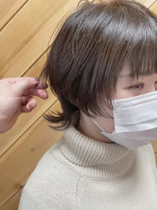 ショート カラー hair salon Ranun髪質改善のヘアスタイル
