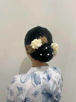 ロング ヘアアレンジ Excel美容室所属・柴崎 りるのヘアスタイル