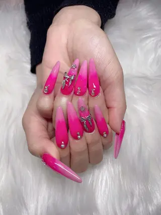 ロング ネイル 《LB》ラブリエ Nail&eyeのマツエク・マツパデザイン