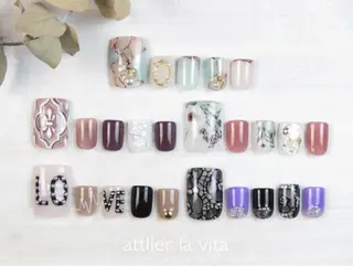 ネイル atelier la vita所属・lavita. mimuraのネイルデザイン