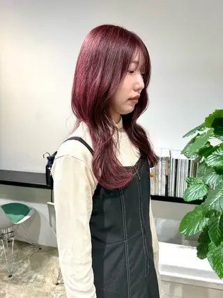 ロング カラー yearn所属・naho✂︎bob/ layerのヘアスタイル